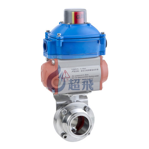 衛生級橫式氣動蝶閥